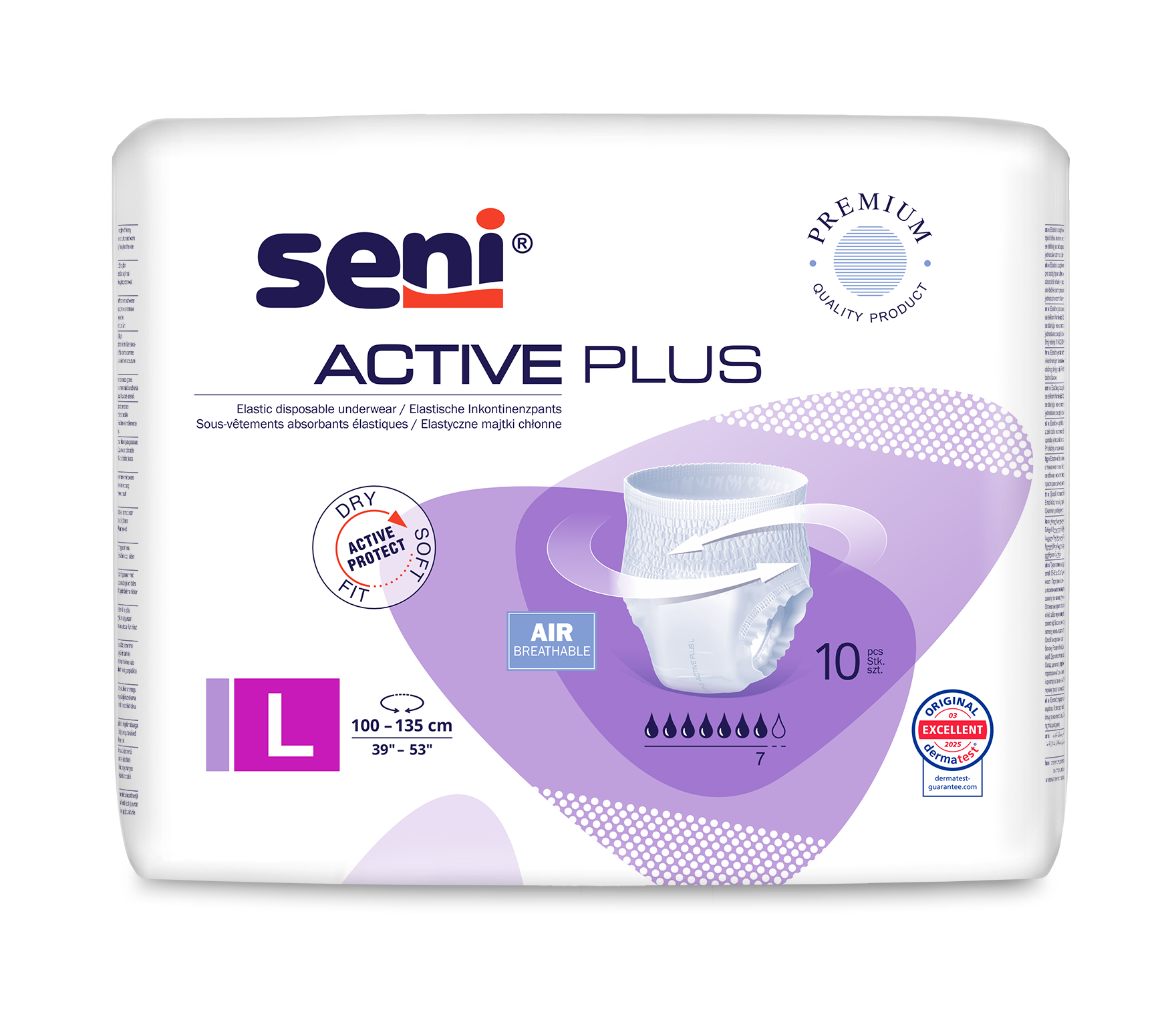 Труси поглинальні для дорослих SENI ACTIVE PLUS large 10шт.